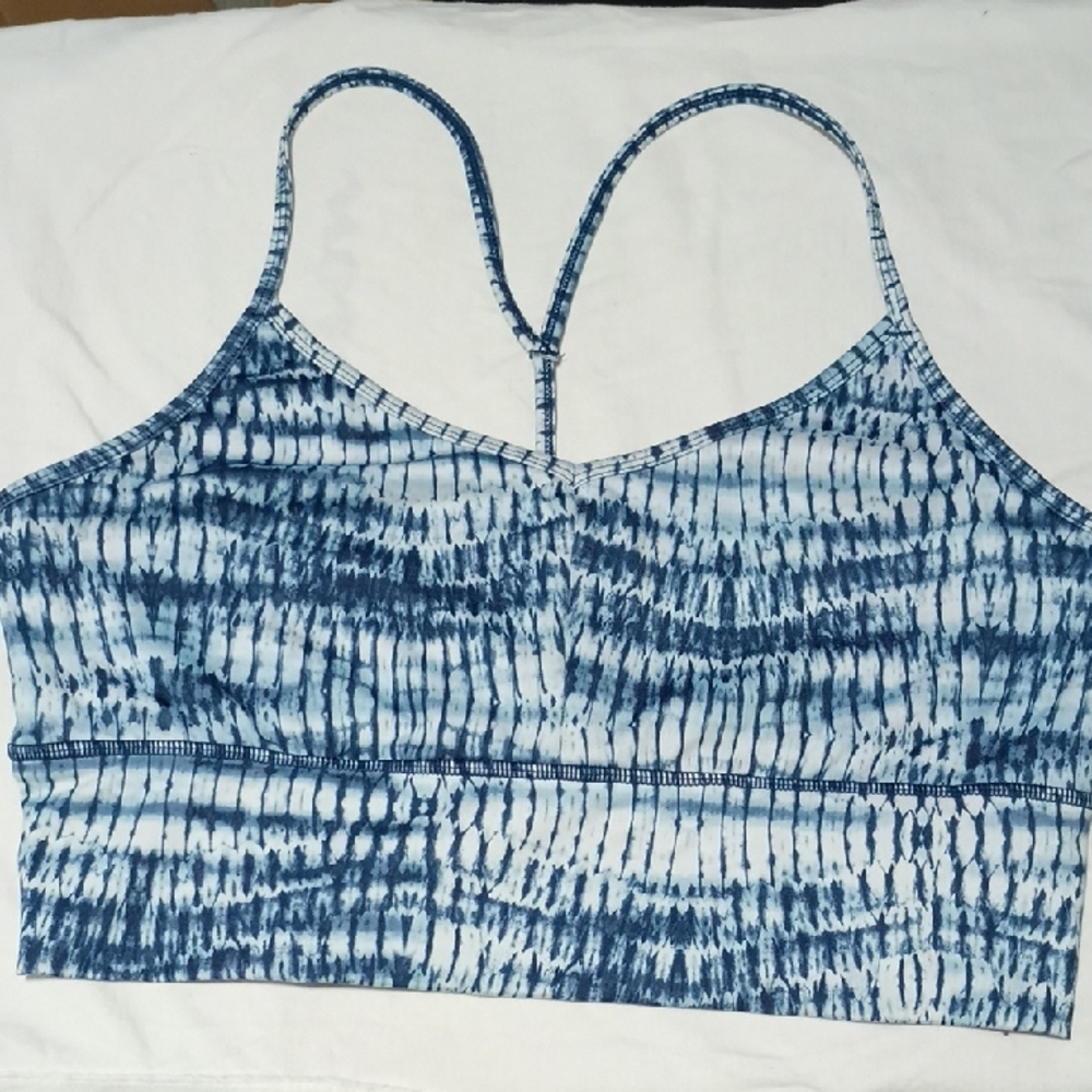 Blue Tie-Dye Women's Top